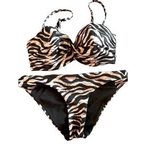 H&M Zebra Print Bikini